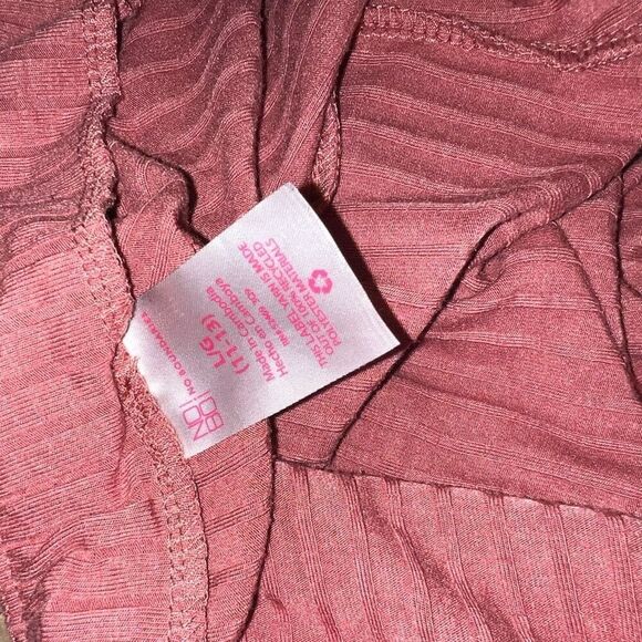 Bundle set of pants pink flowy and seamless leggings size L - Picture 6 of 12